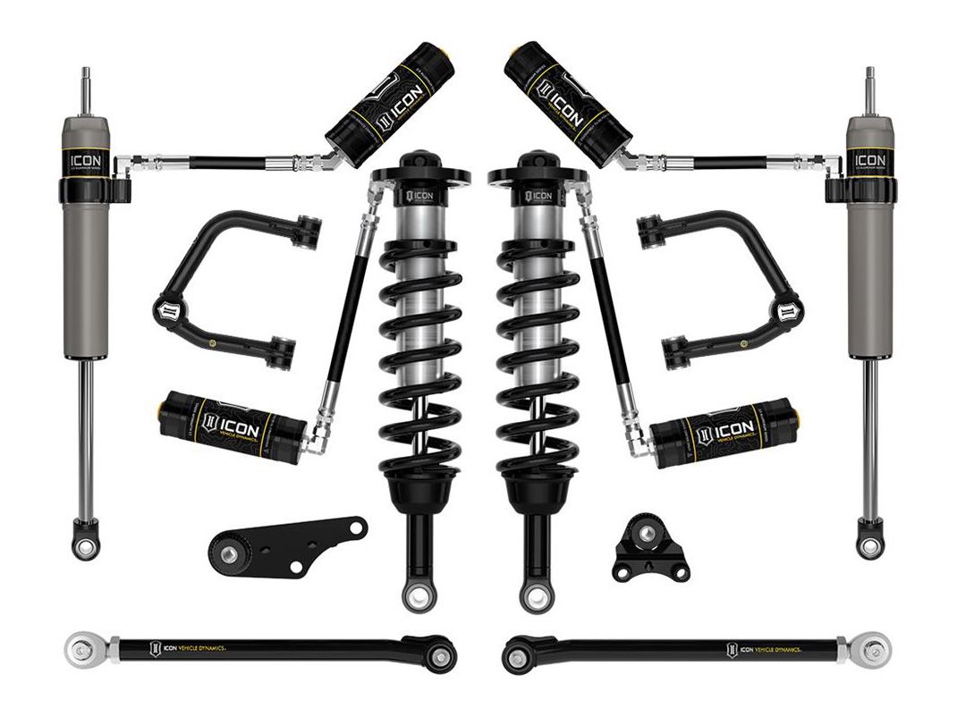 1.25-3" 2024 Toyota Tacoma 4wd Coilover Lift Kit (w/Tubular Upper Control Arms) by ICON Vehicle Dynamics - Stage 7