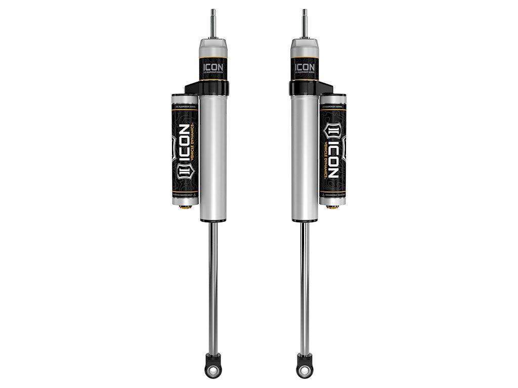 Tundra 2000-2006 Toyota 4wd - Icon REAR 2.5 CDCV Piggyback Resi Shocks (fits with 6" Rear Lift) - Pair