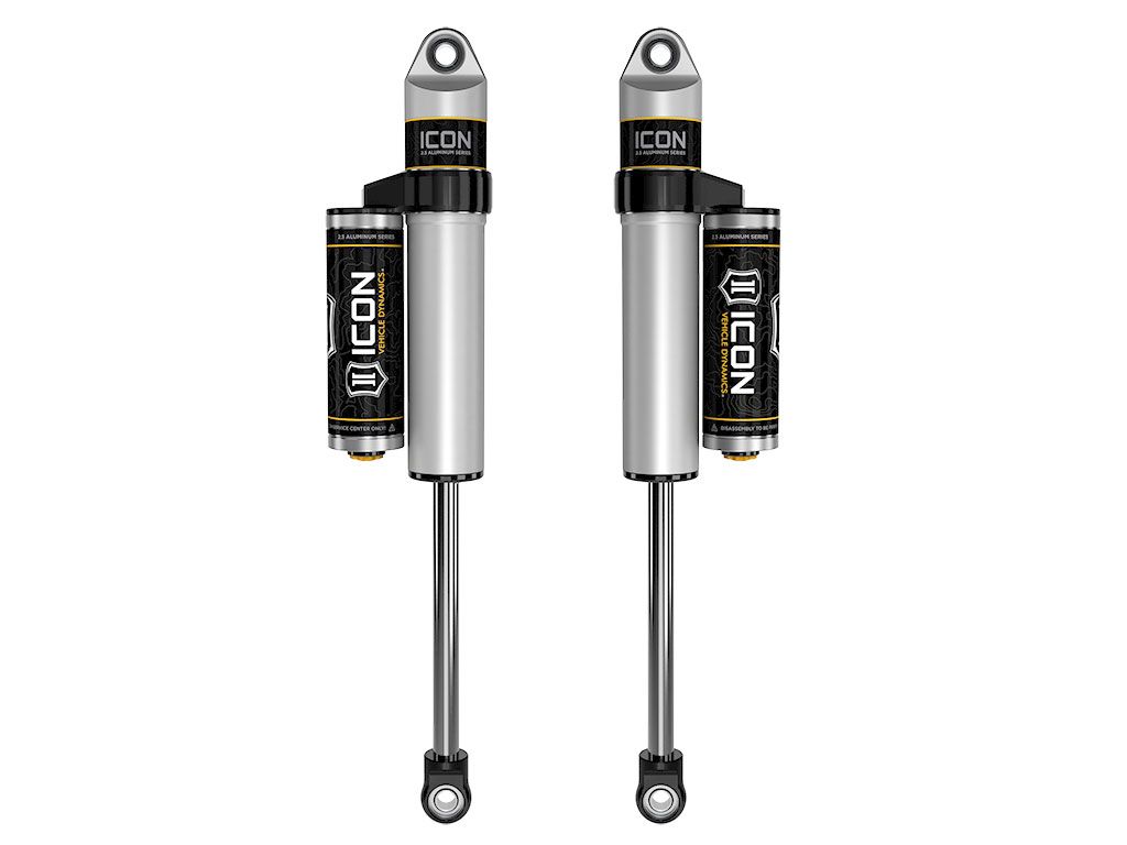 Silverado 1500 2019-2024 Chevy 4wd - Icon REAR 2.5 Piggyback Resi Shocks (fits with 0-2" Rear Lift) - Pair