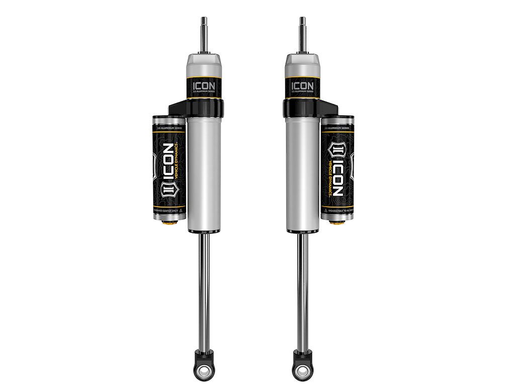 Tundra 2000-2006 Toyota 4wd - Icon REAR 2.5 Piggyback Resi Shocks (fits with 0-1" Rear Lift) - Pair