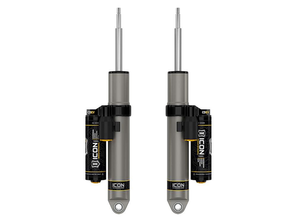 Ram 2500 2014-2024 Dodge 4wd - Icon REAR 2.5 CDEV Piggyback Resi Shocks (fits with Icon .5" Performance Rear Lift) - Pair