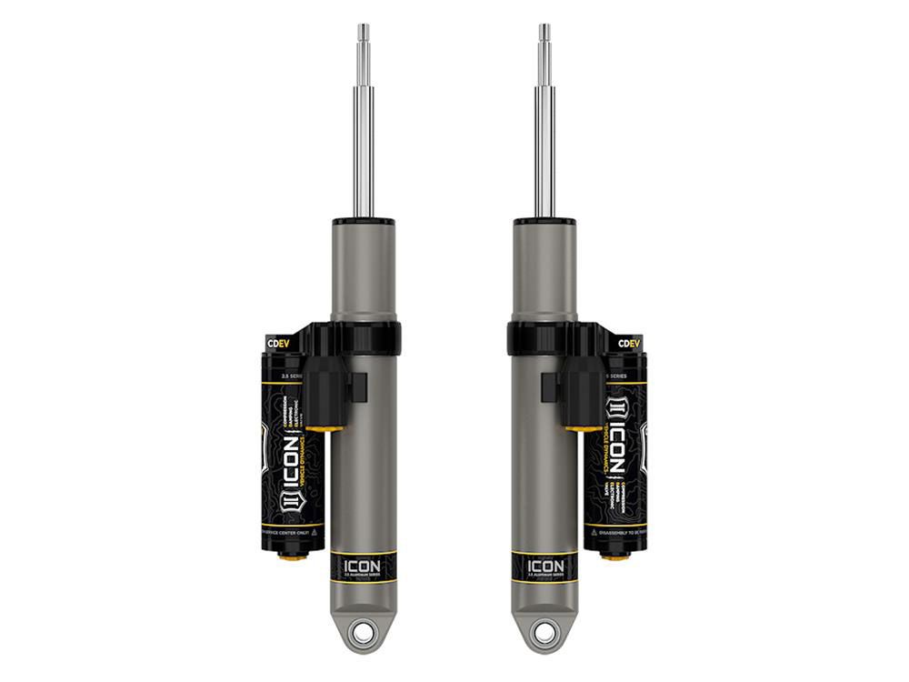 Ram 2500 (w/ factory air ride) 2014-2022 Dodge 4wd - Icon REAR 2.5 CDEV Piggyback Resi Shocks (fits with 3" Rear Lift) - Pair