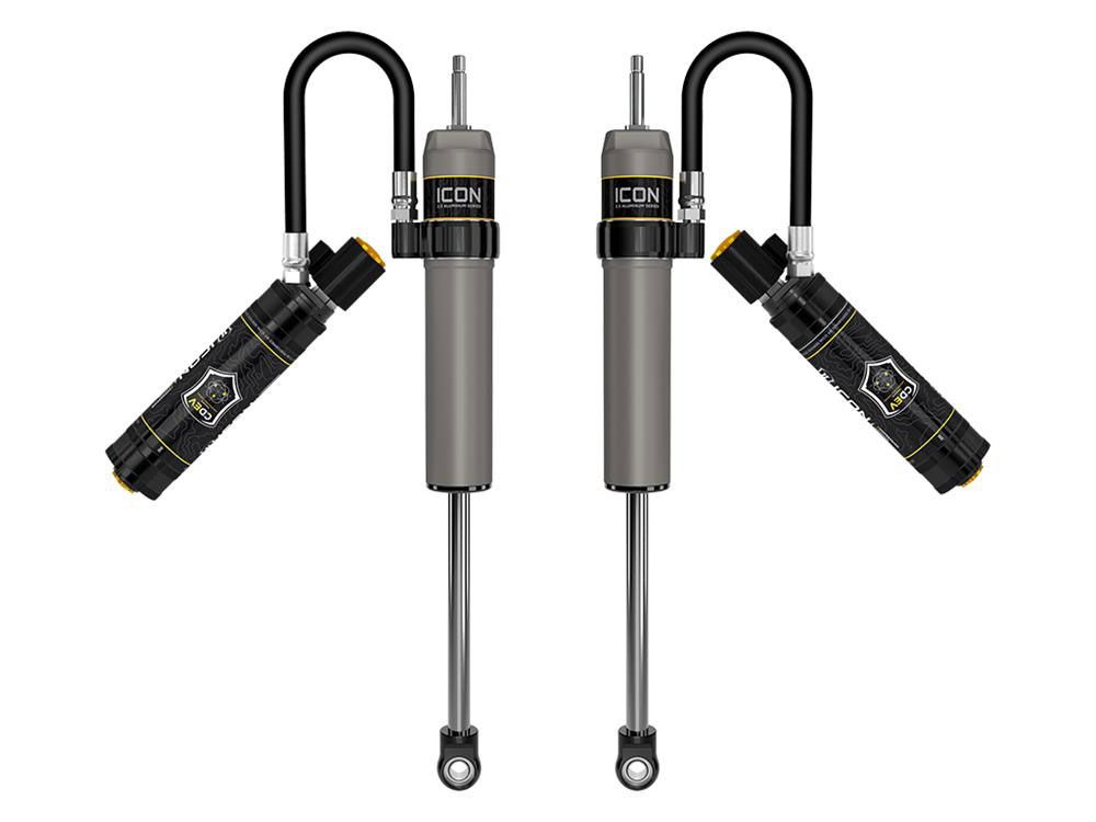 Ram 2500 2014-2023 Dodge 4wd - Icon FRONT 2.5 CDEV Remote Resi Shocks (fits with 2.5" Front Lift) - Pair