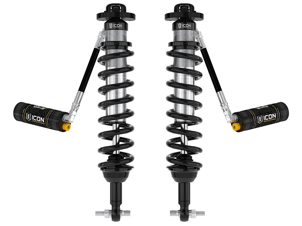 Bronco 2021-2022 Ford 4wd - Icon FRONT 2.5 CDCV Remote Resi Coilover Kit (2-4" Front Lift)