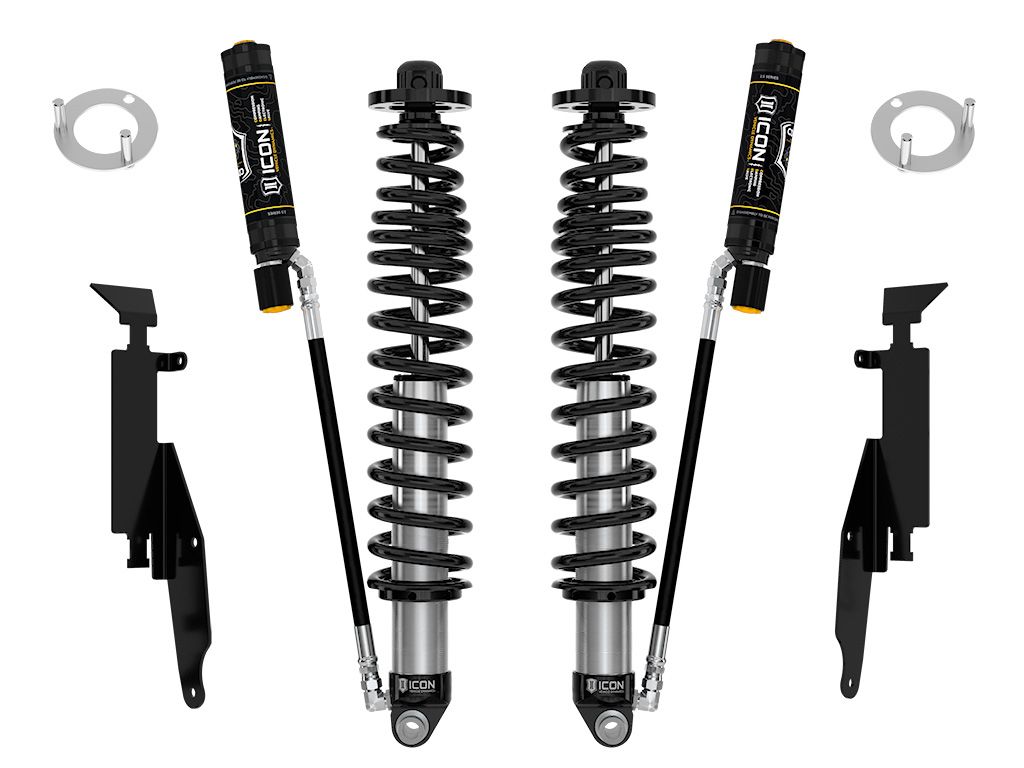 Bronco 2021-2023 Ford 4wd - Icon REAR 2.5 CDEV Remote Resi Coilover Kit (1.25-3" Rear Lift) - Pair
