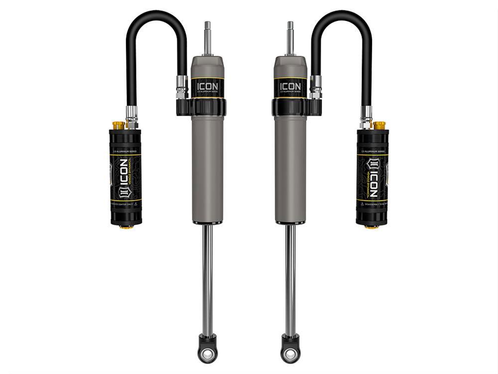 Tundra 2022-2023 Toyota 4wd - Icon REAR 2.5 CDCV Remote Resi Shocks (fits with 0-1" Rear Lift) - Pair