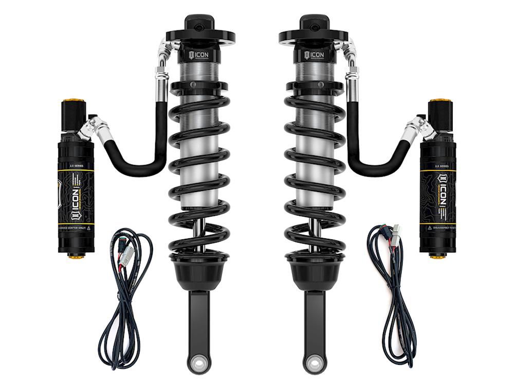 Tacoma 2005-2023 Toyota 4wd - Icon 2.5 CDEV Remote Resi Extended Travel Coilover Kit (0-3.5" Front Lift)