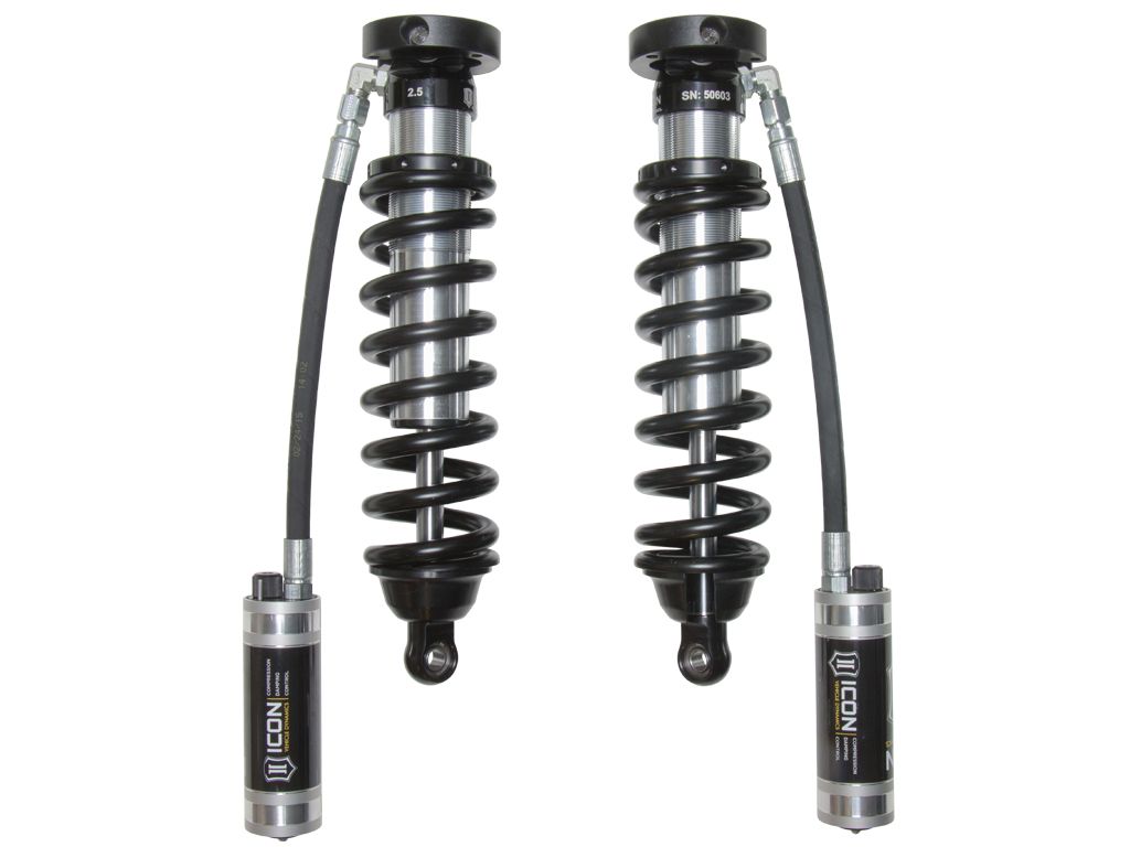 FJ Cruiser 2007-2009 Toyota 4wd - Icon 2.5 Remote Resi Coilover Kit (fits with 6" Rough Lift Kit)