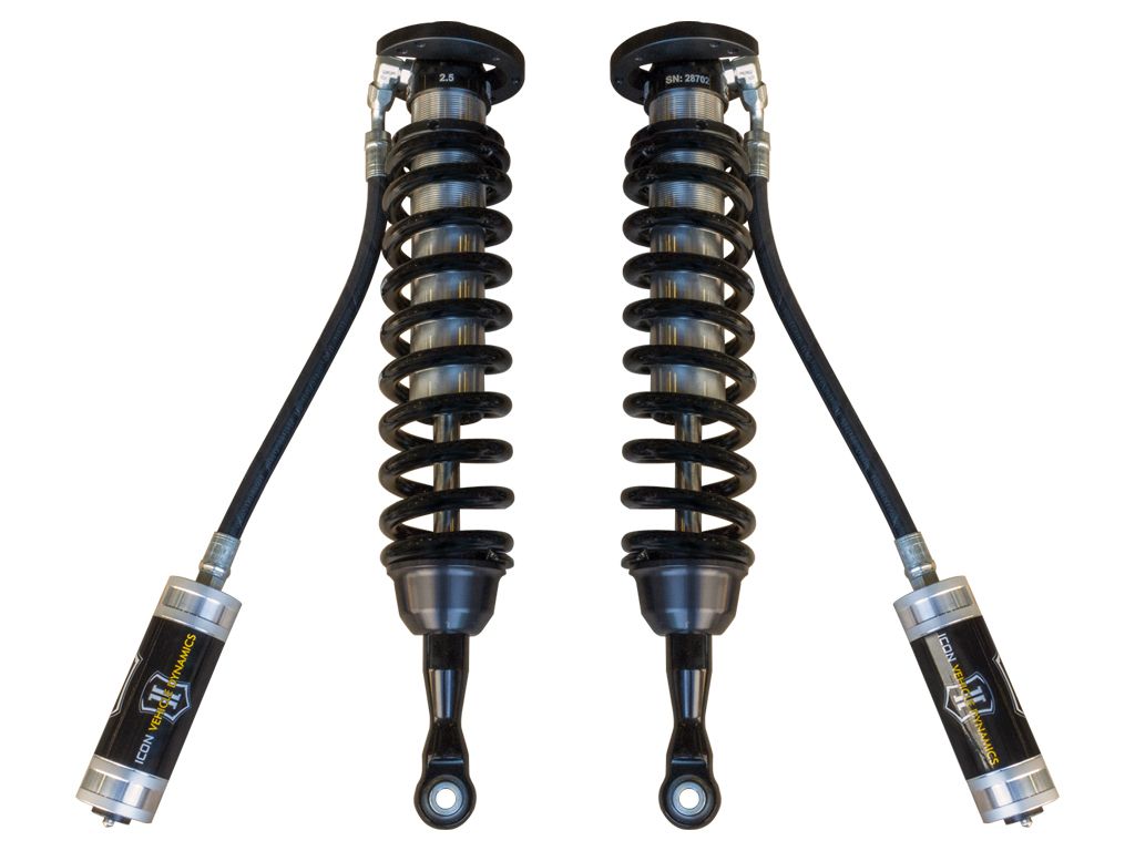Tundra 2007-2021 Toyota 4wd & 2wd - Icon 2.5 Remote Resi Coilover Kit (1-3" Front Lift)