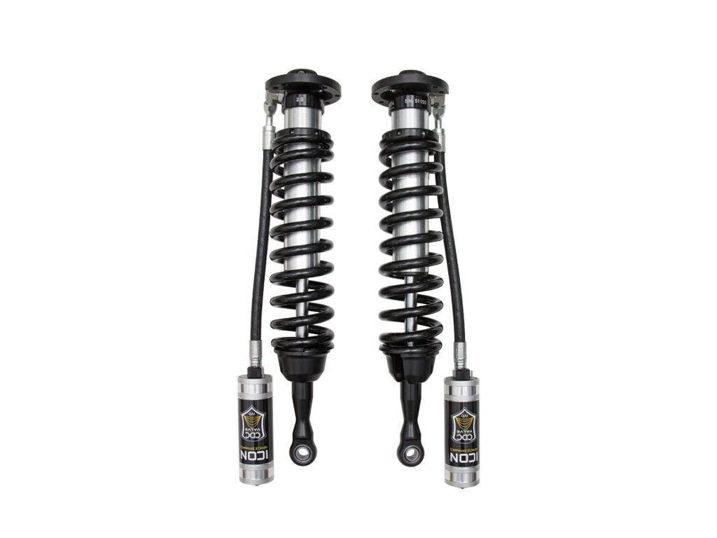 Tundra 2007-2021 Toyota 4wd & 2wd - Icon 2.5 CDCV Remote Resi Coilover Kit (fit with 6" Rough Lift Kit)
