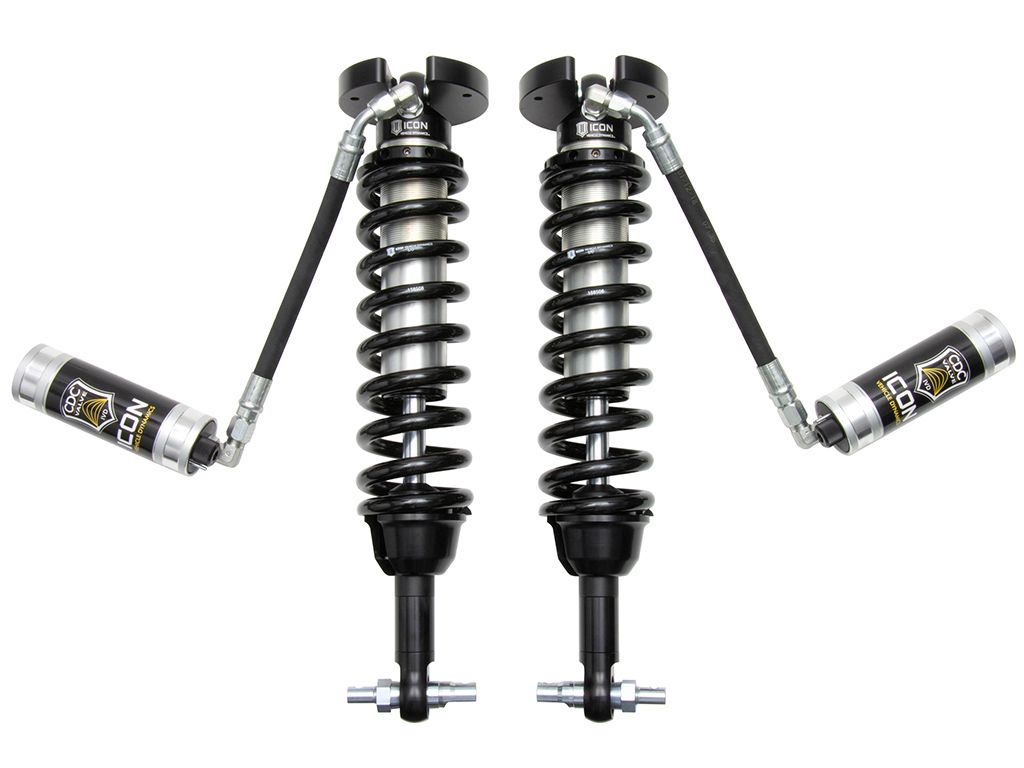 Sierra 1500 2019-2023 GMC 4wd - Icon 2.5 CDCV Remote Resi Extended Travel Coilover Kit (1.5-3.5" Front Lift)