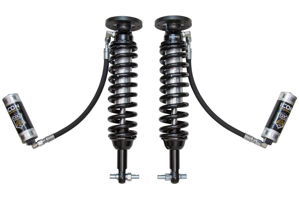 F150 2014 Ford 4wd - Icon 2.5 CDCV Remote Resi Coilover Kit (1.75-2.63" Front Lift)