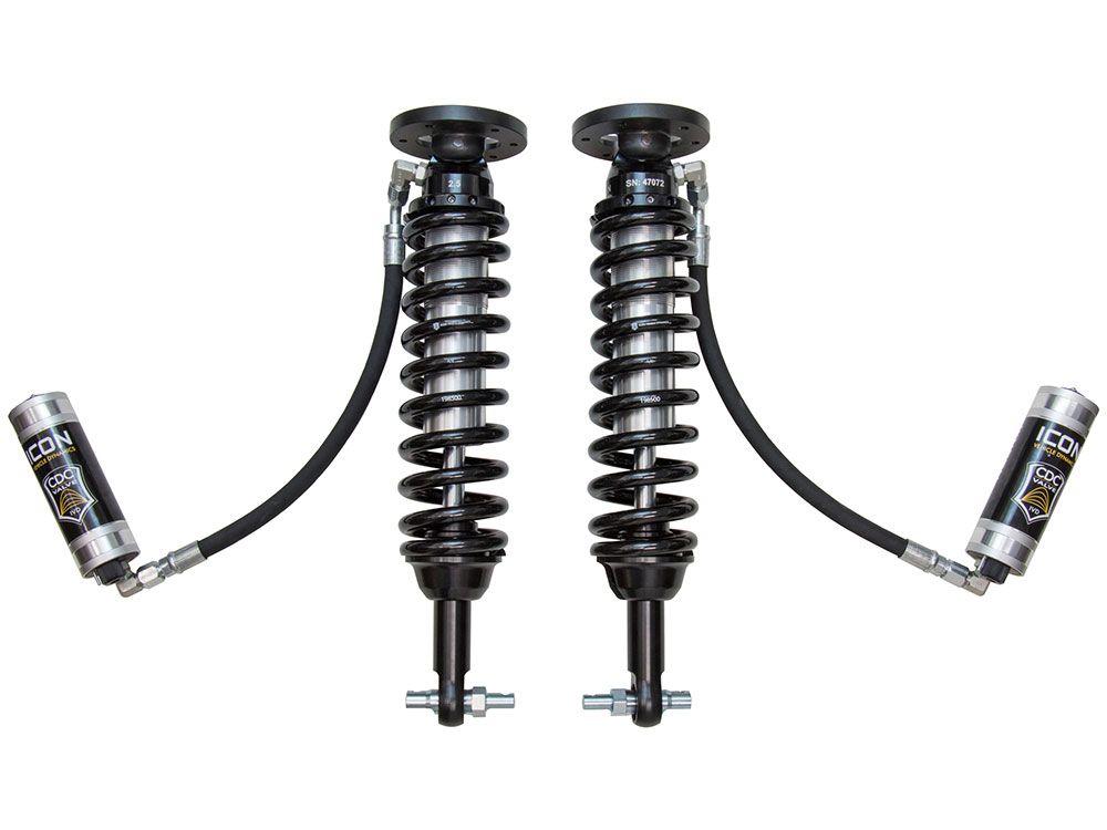 F150 2015-2020 Ford 4wd - Icon 2.5 CDCV Remote Resi Coilover Kit (2-2.63" Front Lift)