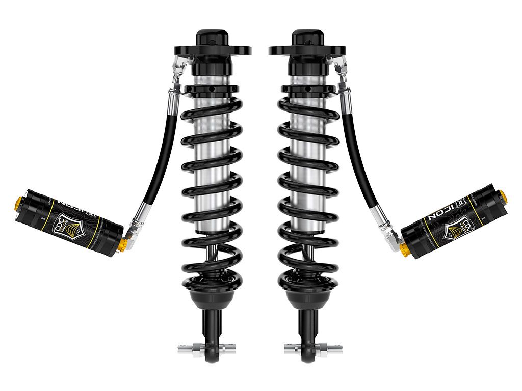 F150 2021-2023 Ford 2wd - Icon 2.5 CDCV Remote Resi Coilover Kit (0-3" Front Lift)