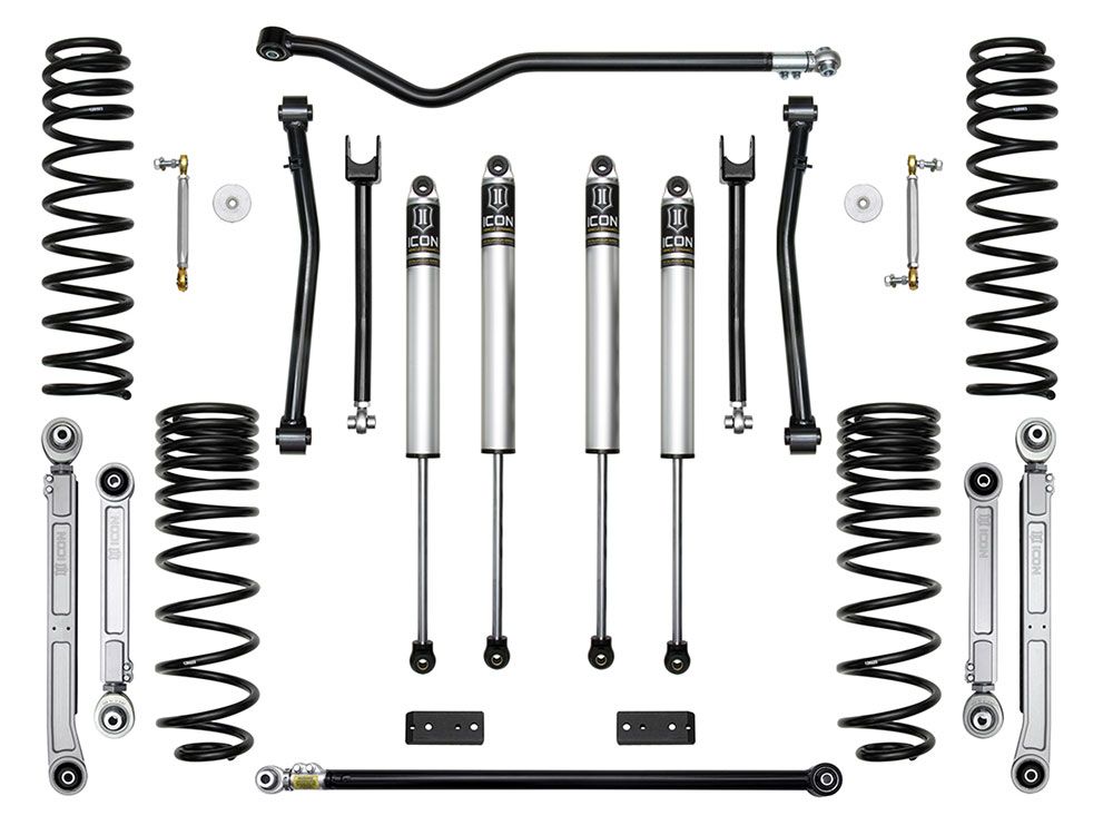 2.5" 2020-2023 Jeep Gladiator 4wd Lift Kit by ICON Vehicle Dynamics - Stage 5 (with billet aluminum rear control arms)