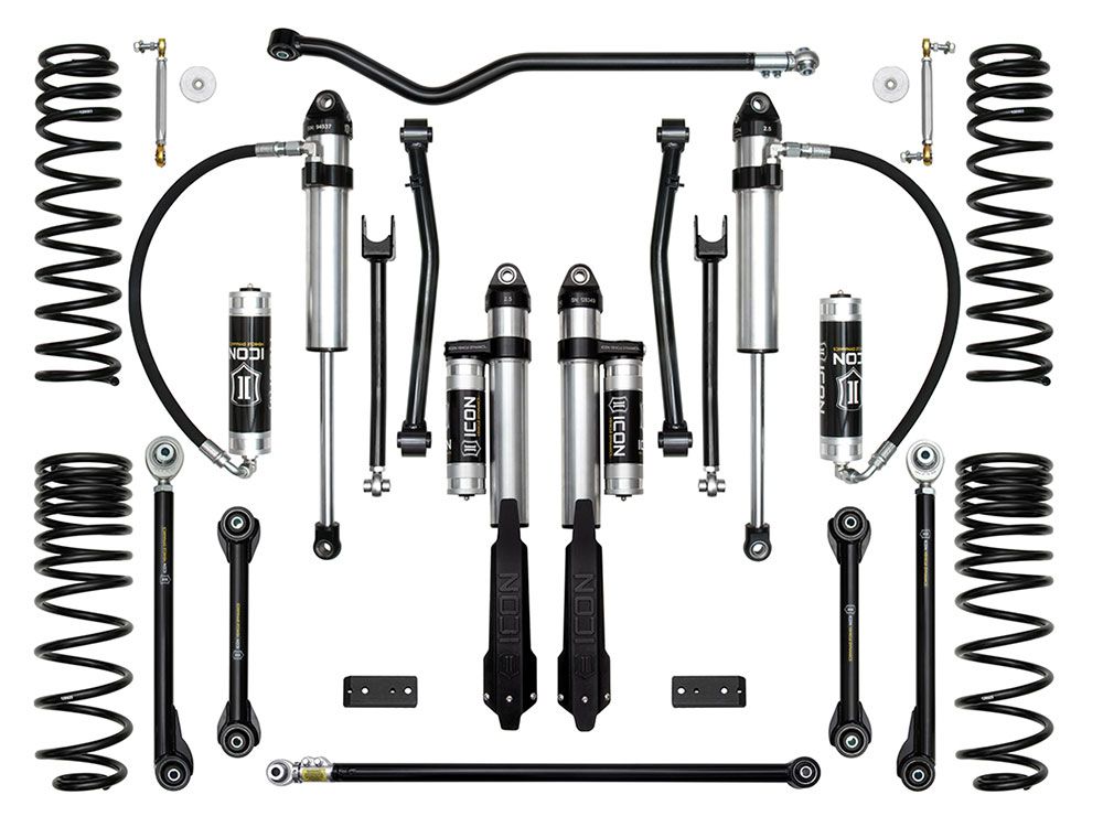 2.5" 2020-2023 Jeep Gladiator 4wd Lift Kit by ICON Vehicle Dynamics - Stage 7 (with tubular steel rear control arms)