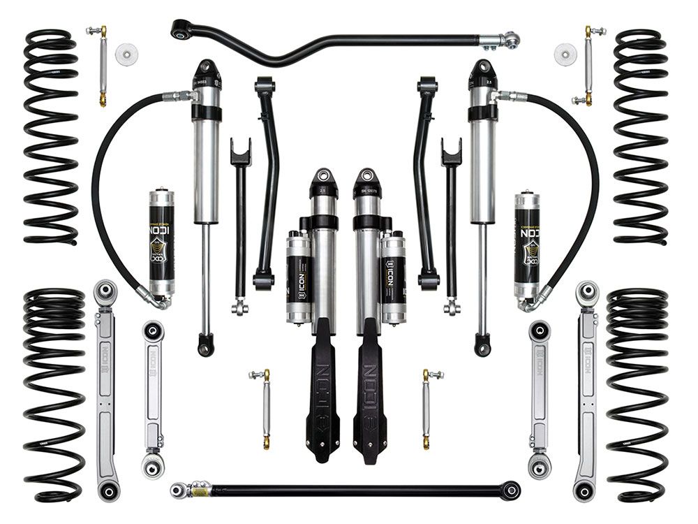 2.5" 2020-2023 Jeep Gladiator 4wd Lift Kit by ICON Vehicle Dynamics - Stage 8 (with billet aluminum rear control arms)