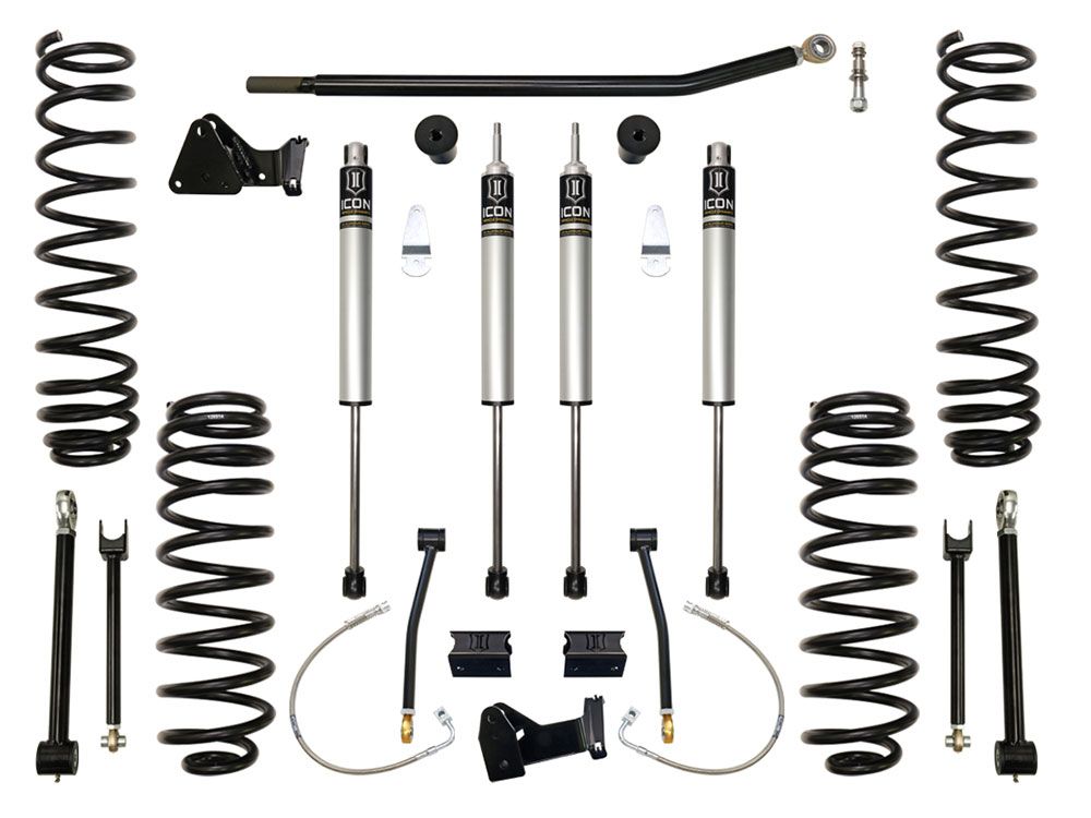 4.5" 2007-2018 Jeep Wrangler JK 4wd Lift Kit by ICON Vehicle Dynamics - Stage 1