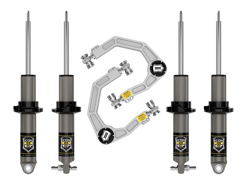 1.375-3" 2021-2022 Ford Bronco 4wd (non-Sasquatch models) Lift Kit by ICON Vehicle Dynamics - Stage 2 (with billet aluminum upper control arms)