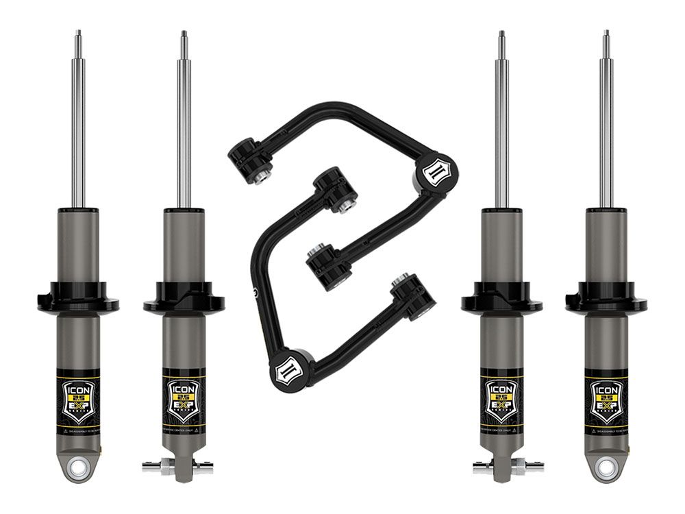 1.375-3" 2021-2023 Ford Bronco 4wd (non-Sasquatch models) Lift Kit by ICON Vehicle Dynamics - Stage 2 (with tubular steel upper control arms)