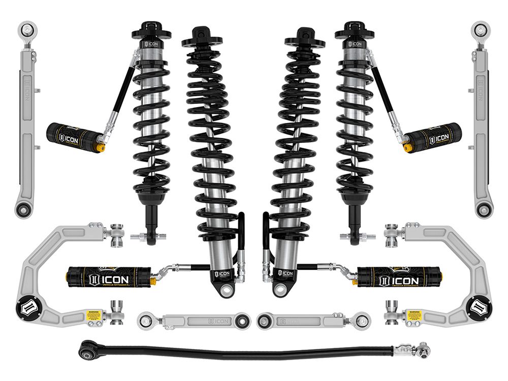 2-3" 2021-2023 Ford Bronco 4wd Sasquatch Lift Kit by ICON Vehicle Dynamics - Stage 7 (with billet aluminum upper control arms)
