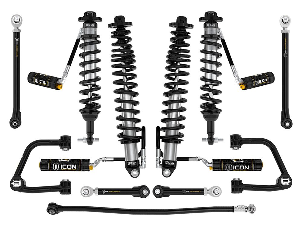 2-3" 2021-2023 Ford Bronco Sasquatch 4wd Lift Kit by ICON Vehicle Dynamics - Stage 7 (with tubular steel upper control arms)