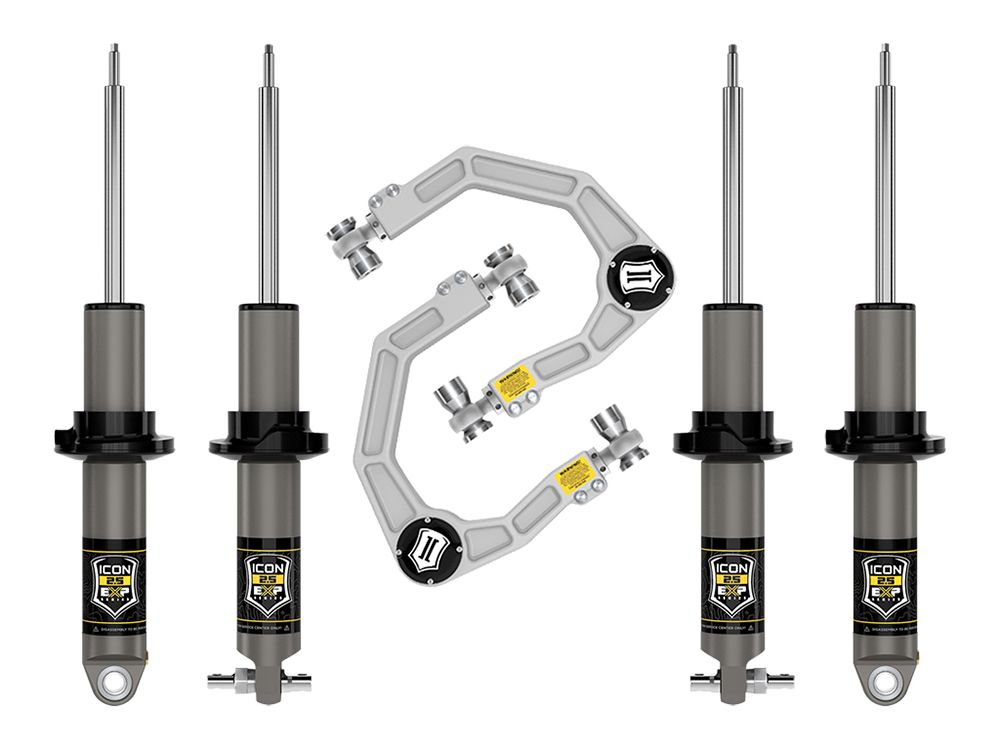 0-2" 2021-2023 Ford Bronco Sasquatch 4wd Lift Kit by ICON Vehicle Dynamics - Stage 2 (with billet aluminum upper control arms)