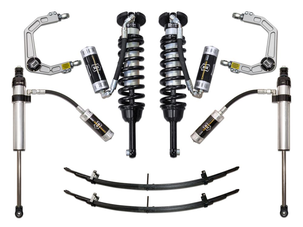 0-3.5" 2005-2022 Toyota Tacoma 4wd Coilover Lift Kit by ICON Vehicle Dynamics - Stage 5 (with billet aluminum upper control arms)