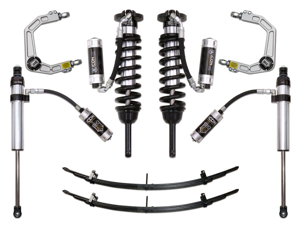 0-3.5" 2005-2023 Toyota Tacoma 4wd Coilover Lift Kit by ICON Vehicle Dynamics - Stage 6 (with billet aluminum upper control arms)