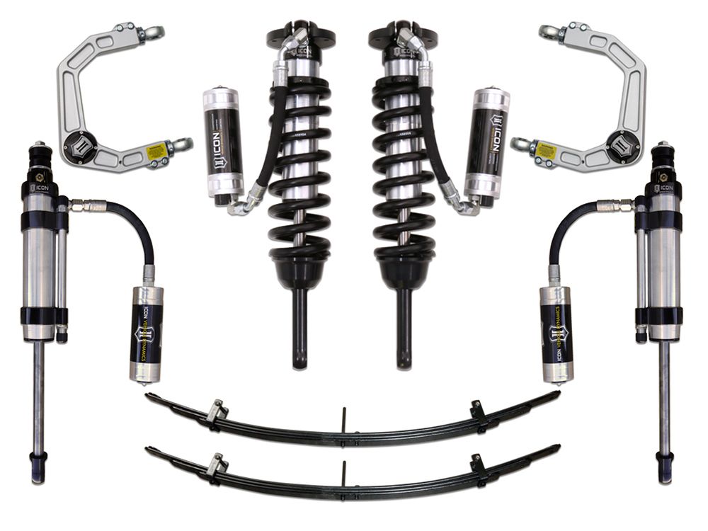 0-3.5" 2005-2022 Toyota Tacoma 4wd Coilover Lift Kit by ICON Vehicle Dynamics - Stage 7 (with billet aluminum upper control arms)