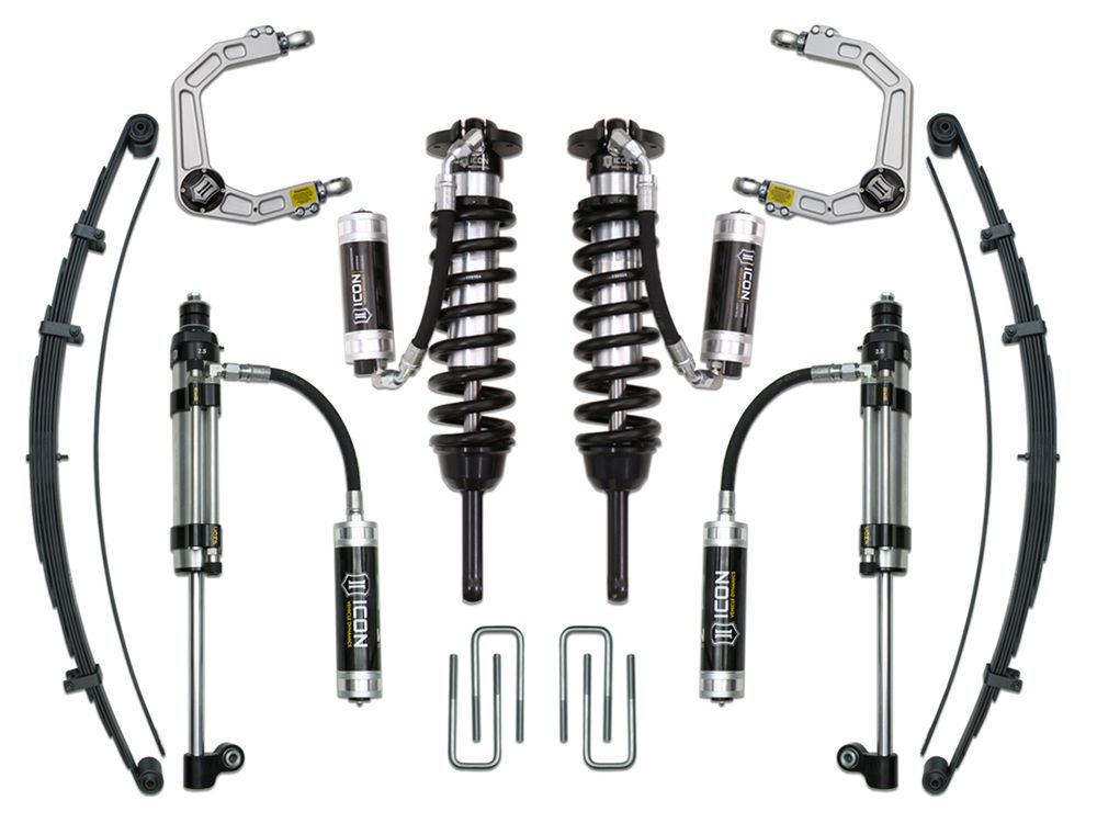 0-3.5" 2005-2024 Toyota Tacoma 4wd Coilover Lift Kit by ICON Vehicle Dynamics