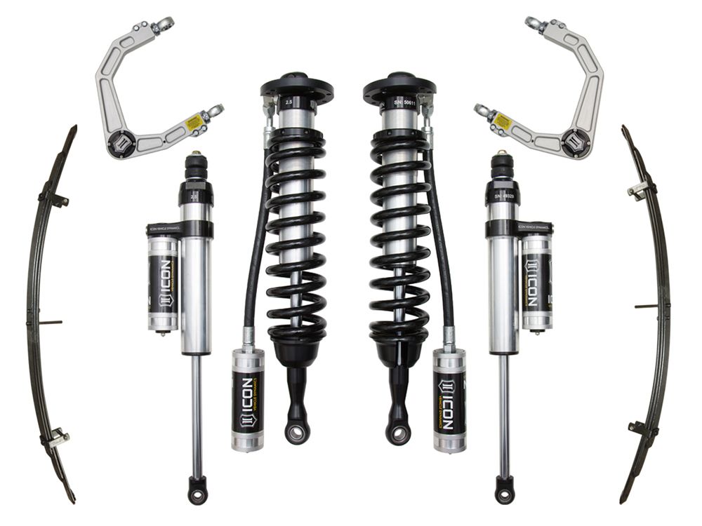 1-3" 2007-2021 Toyota Tundra 4wd & 2wd Coilover Lift Kit by ICON Vehicle Dynamics - Stage 5 (w/billet aluminum control arms)