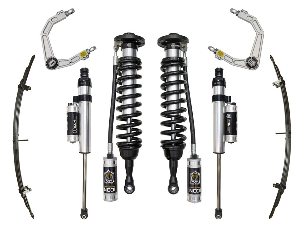 1-3" 2007-2021 Toyota Tundra 4wd & 2wd Coilover Lift Kit by ICON Vehicle Dynamics - Stage 6 (w/billet aluminum control arms)