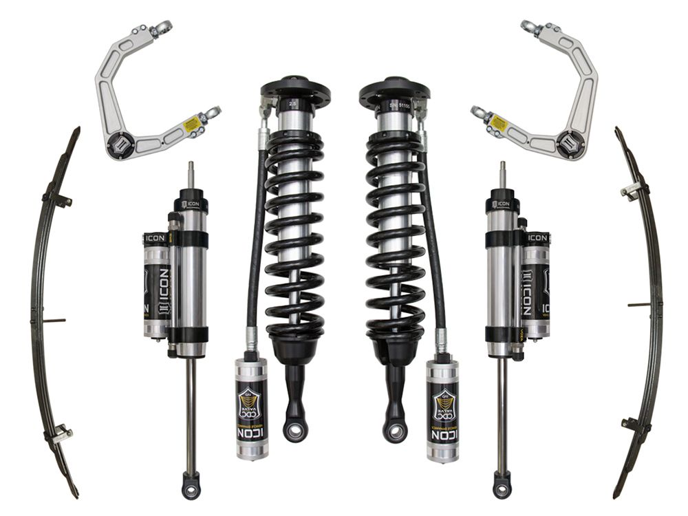 1-3" 2007-2021 Toyota Tundra 4wd & 2wd Coilover Lift Kit by ICON Vehicle Dynamics - Stage 7 (w/billet aluminum control arms)