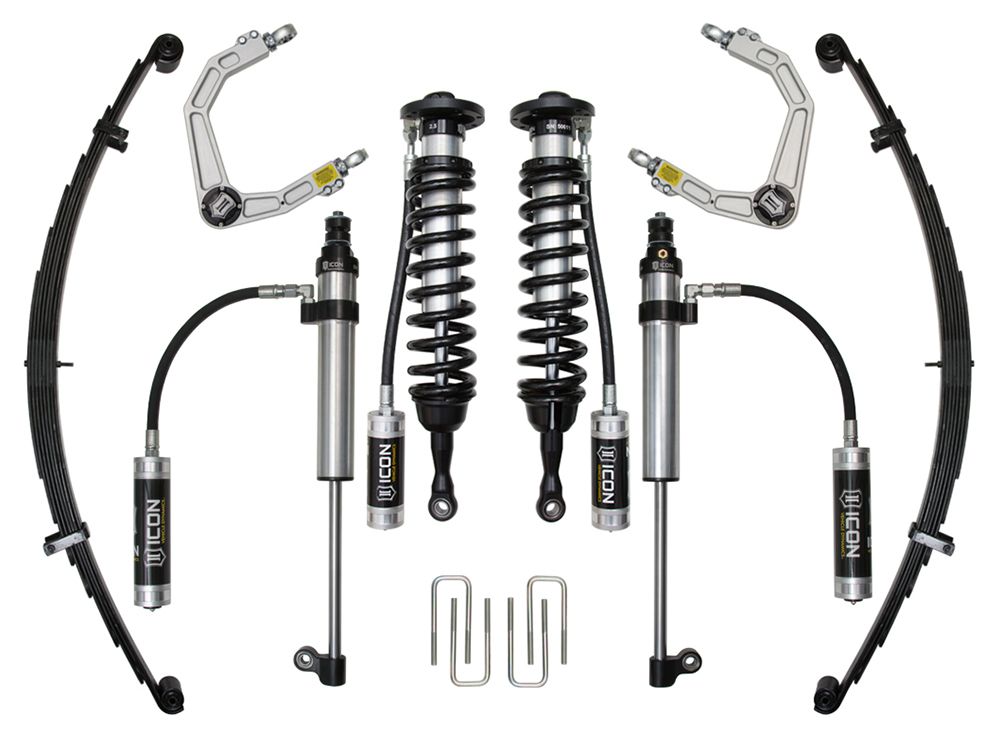 1-3" 2007-2021 Toyota Tundra 4wd & 2wd Coilover Lift Kit by ICON Vehicle Dynamics - Stage 8 (w/billet aluminum control arms)