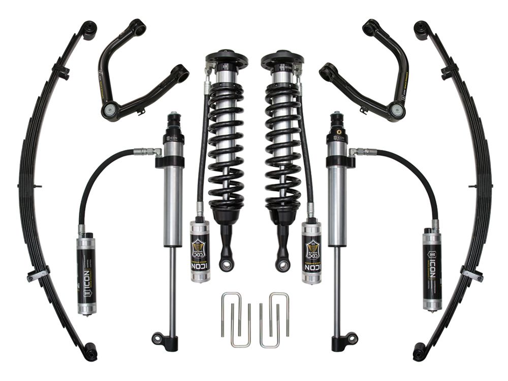 1-3" 2007-2021 Toyota Tundra 4wd & 2wd Coilover Lift Kit by ICON Vehicle Dynamics - Stage 9 (w/tubular steel control arms)