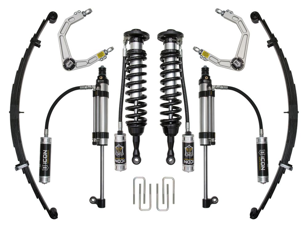 1-3" 2007-2021 Toyota Tundra 4wd & 2wd Coilover Lift Kit by ICON Vehicle Dynamics - Stage 10 (w/billet aluminum control arms)