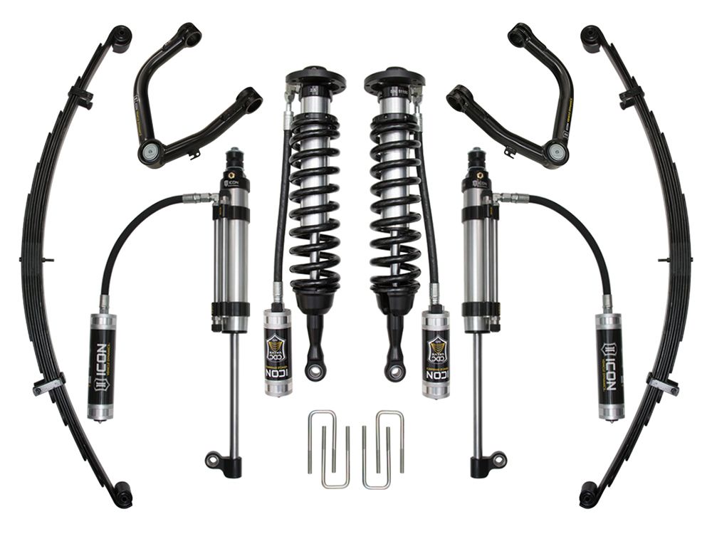 1-3" 2007-2021 Toyota Tundra 4wd & 2wd Coilover Lift Kit by ICON Vehicle Dynamics - Stage 10 (w/tubular steel control arms)