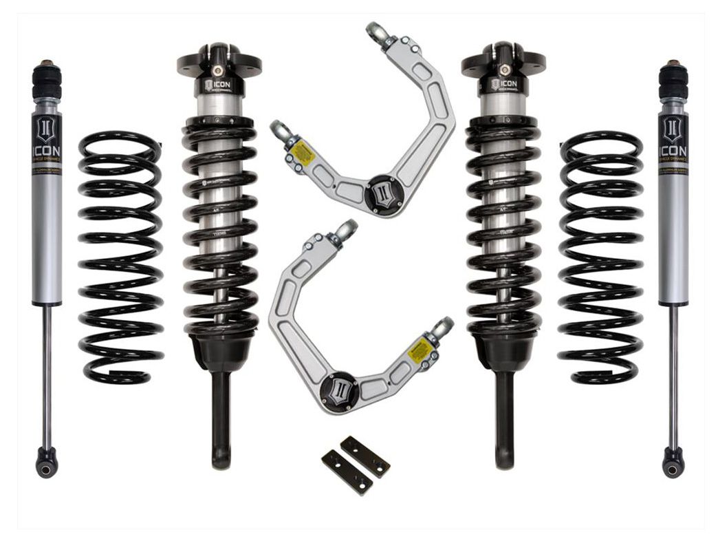 0-3.5" 2010-2024 Toyota 4Runner 4wd Coilover Lift Kit by ICON Vehicle Dynamics - Stage 2 (with billet aluminum upper control arms)