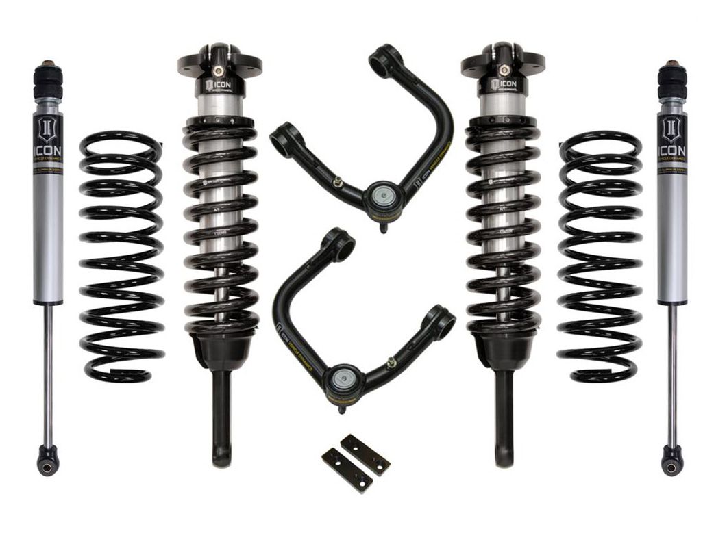 0-3.5" 2003-2009 Toyota 4Runner 4wd Coilover Lift Kit by ICON Vehicle Dynamics - Stage 2 (with tubular steel upper control arms)