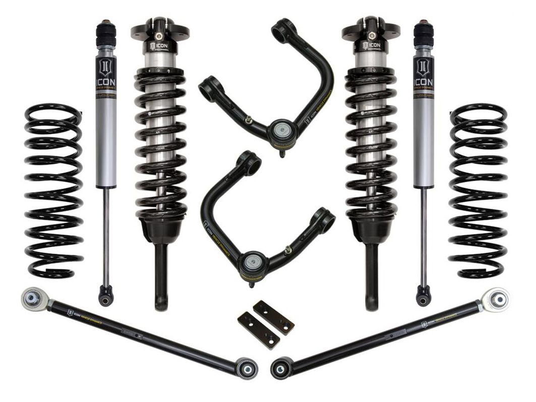 0-3.5" 2003-2009 Toyota 4Runner 4wd Coilover Lift Kit by ICON Vehicle Dynamics - Stage 3 (with tubular steel upper control arms)