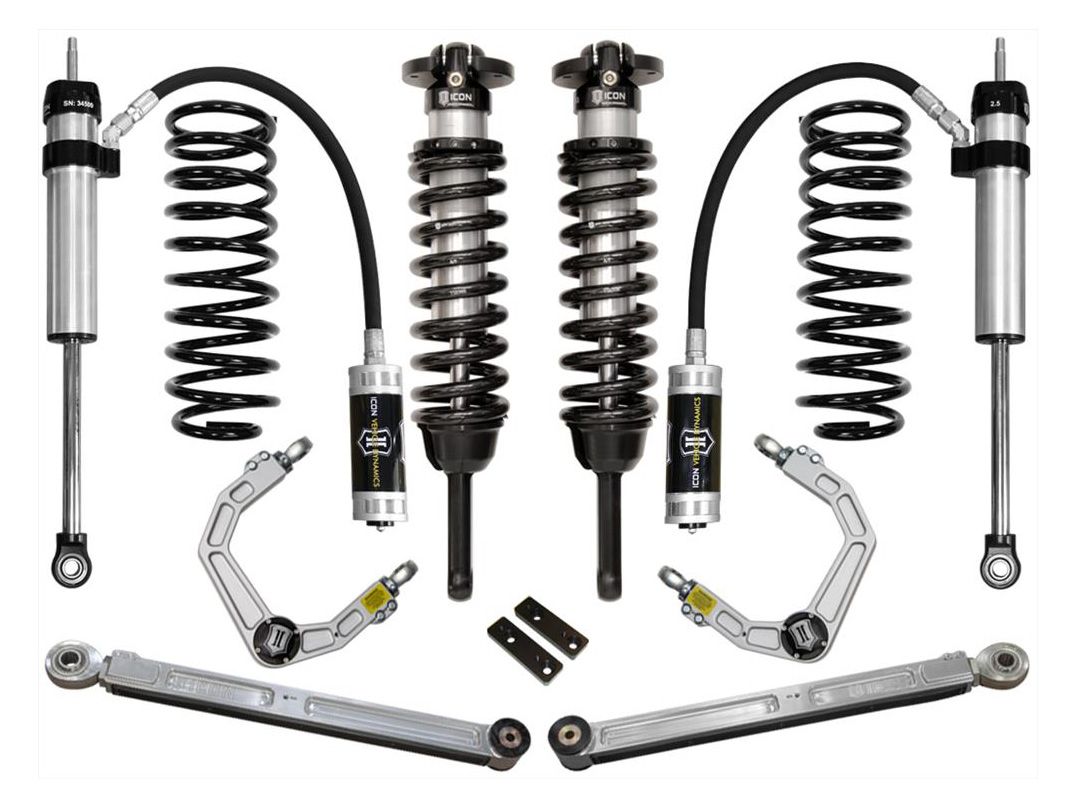 0-3.5" 2010-2023 Toyota 4Runner 4wd Coilover Lift Kit by ICON Vehicle Dynamics - Stage 4 (with billet aluminum upper control arms)