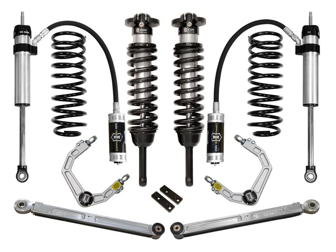 0-3.5" 2003-2009 Toyota 4Runner 4wd Coilover Lift Kit by ICON Vehicle Dynamics - Stage 4 (with billet aluminum upper control arms)