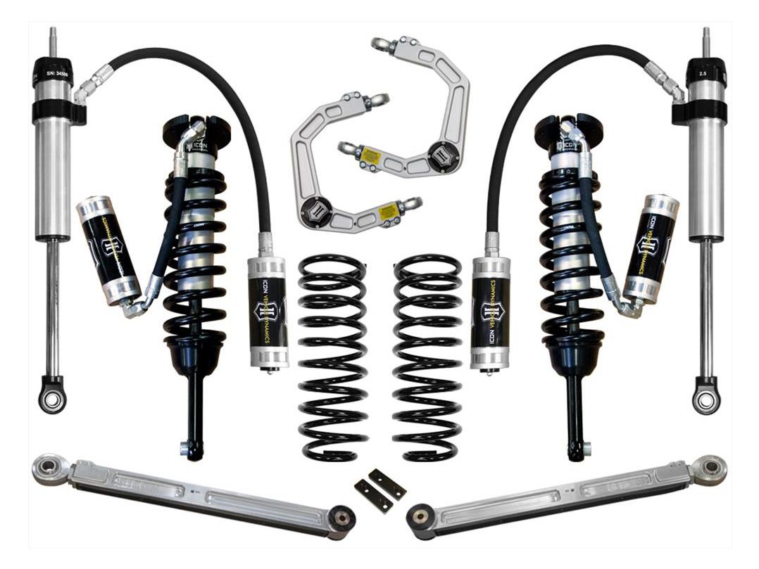 0-3.5" 2010-2024 Toyota 4Runner 4wd Coilover Lift Kit by ICON Vehicle Dynamics - Stage 5 (with billet aluminum upper control arms)