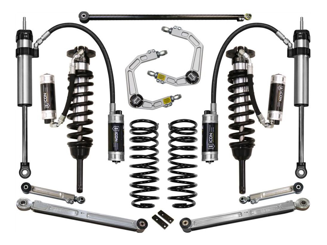 0-3.5" 2003-2009 Toyota 4Runner 4wd Coilover Lift Kit by ICON Vehicle Dynamics - Stage 7 (with billet aluminum upper control arms)