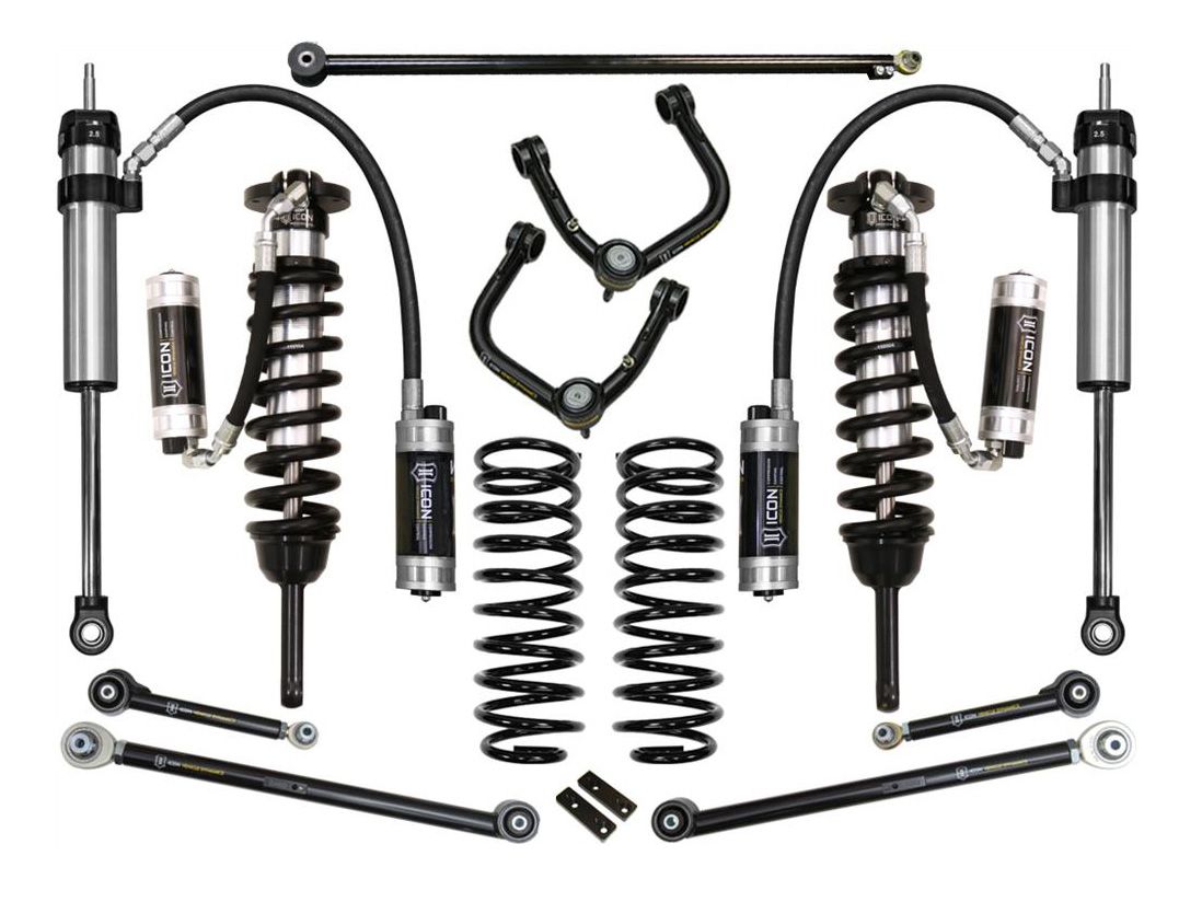 0-3.5" 2010-2023 Toyota 4Runner 4wd Coilover Lift Kit by ICON Vehicle Dynamics - Stage 7 (with tubular steel upper control arms)