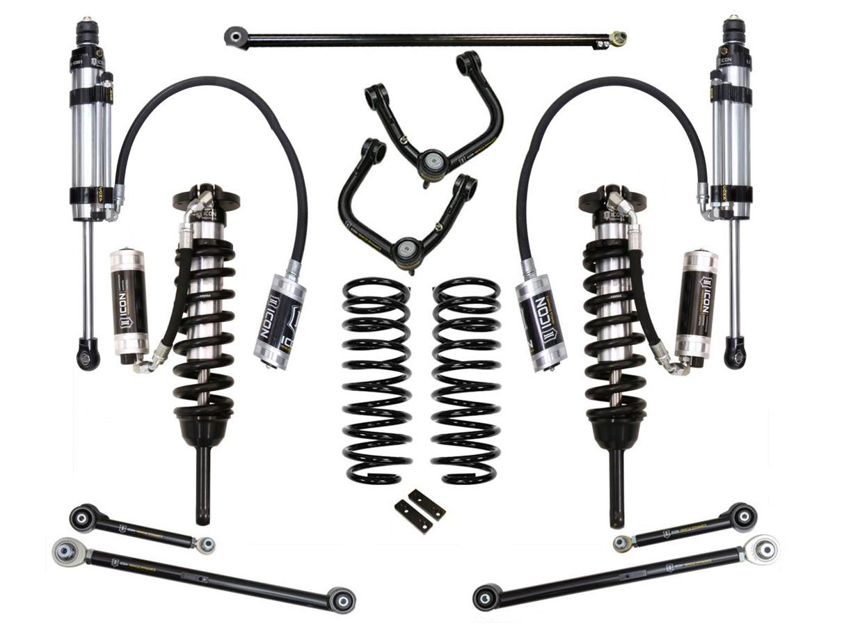 0-3.5" 2003-2009 Toyota 4Runner 4wd Coilover Lift Kit by ICON Vehicle Dynamics - Stage 8 (with tubular steel upper control arms)