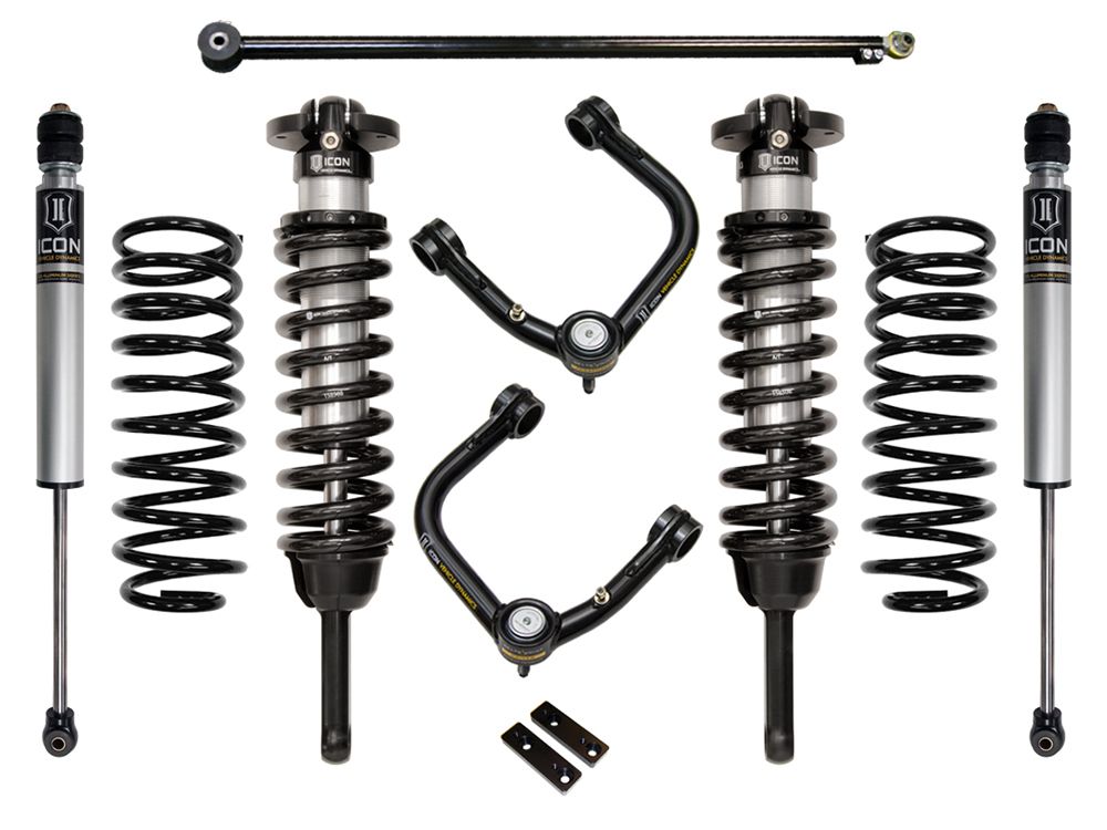 0-3.5" 2010-2023 Lexus GX460 4wd Coilover Lift Kit by ICON Vehicle Dynamics - Stage 2 (with tubular steel upper control arms)