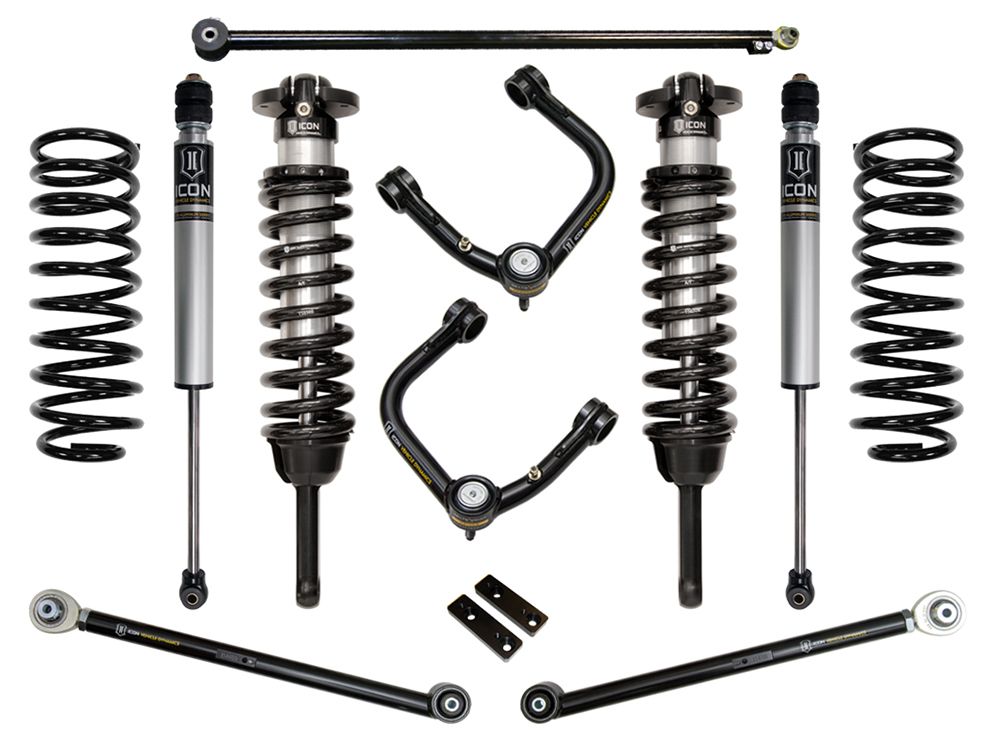 0-3.5" 2010-2022 Lexus GX460 4wd Coilover Lift Kit by ICON Vehicle Dynamics - Stage 3 (with tubular steel upper control arms)