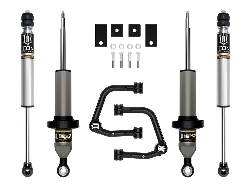 0-3" 2022-2023 Toyota Tundra 4wd Coilover Lift Kit by ICON Vehicle Dynamics - Stage 2 (with tubular steel upper control arms)